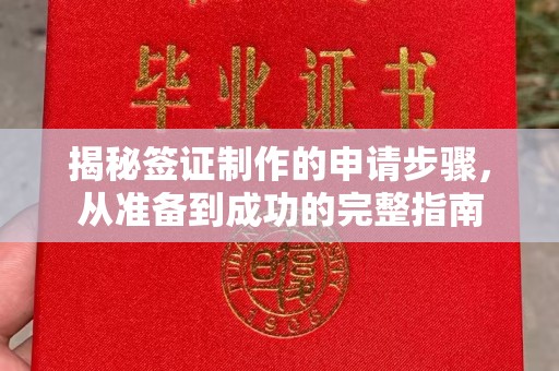 黔东南揭秘签证制作的申请步骤，从准备到成功的完整指南